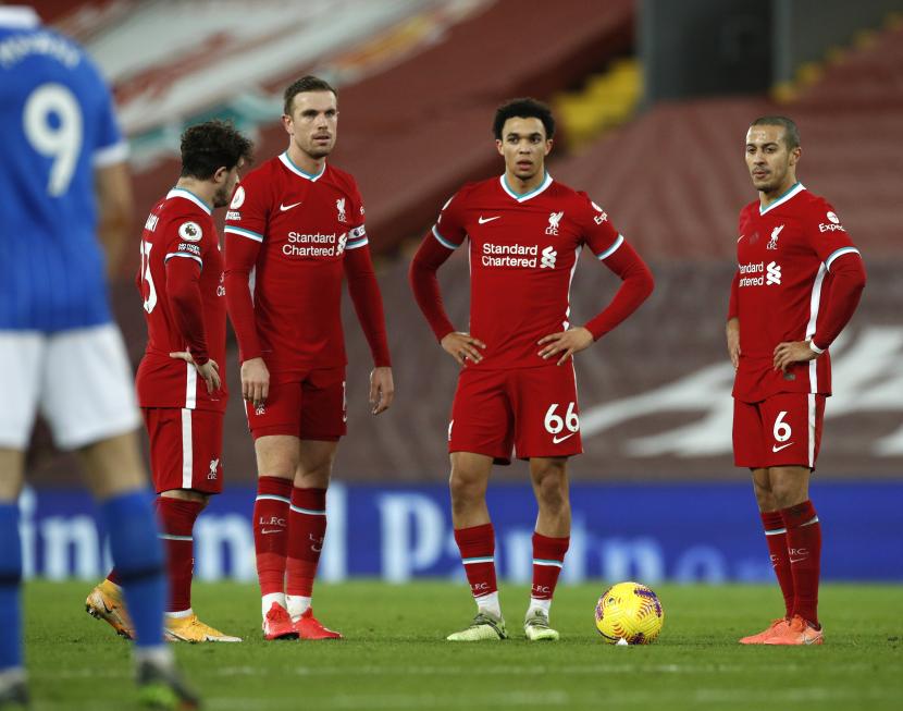 Peluang Liverpool Pertahankan Gelar Semakin Sulit