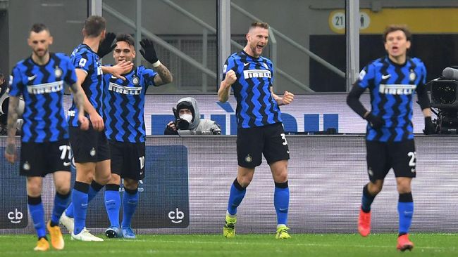 Menang Tipis Inter Puncaki Klasemen Sementara Liga Itali