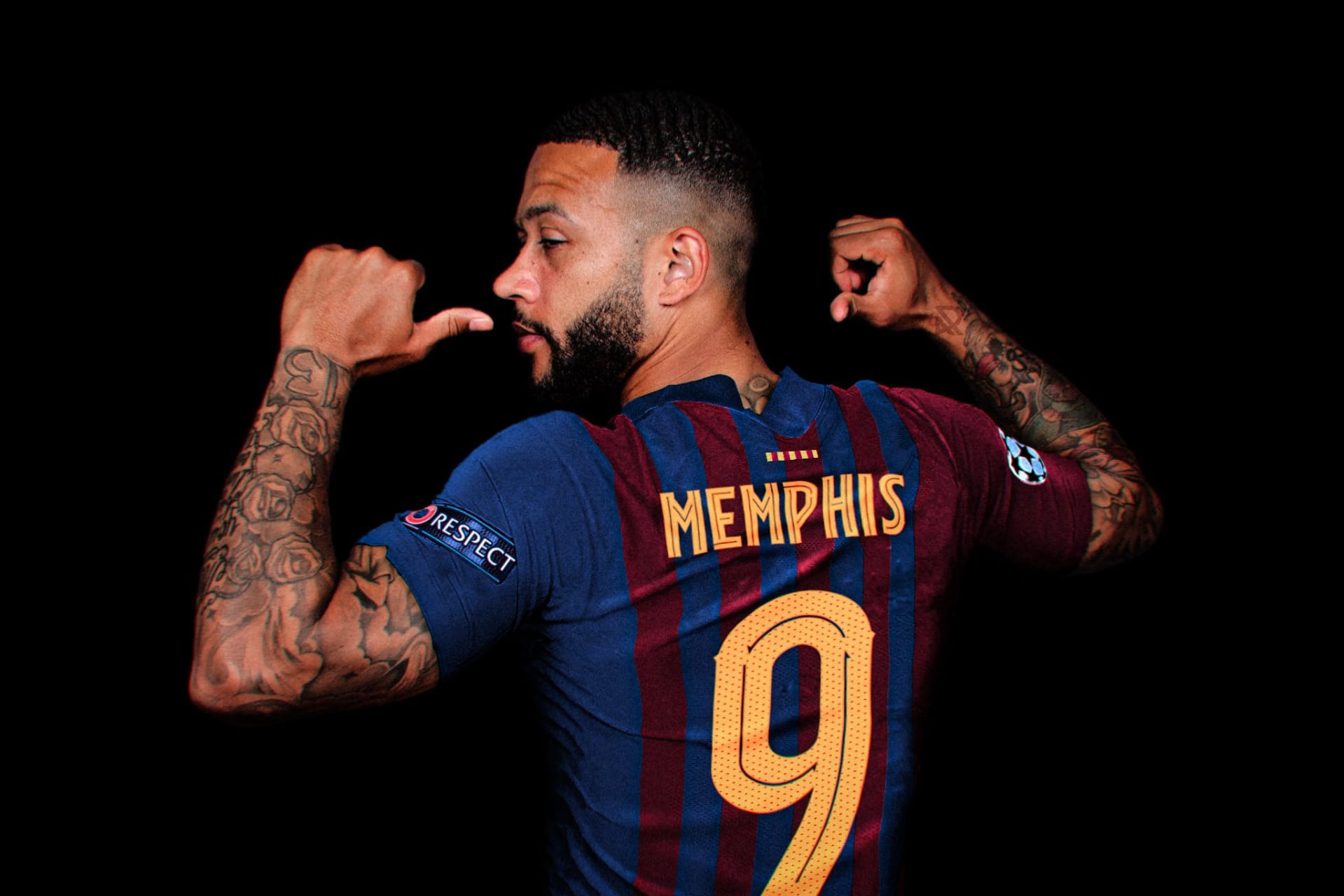 Memphys Depay Tiba Di Barcelona Potong Masa Liburanya