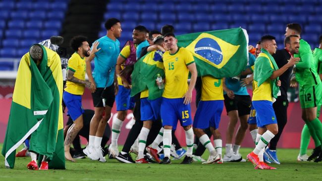 Tim Nasional Brasil U-23 berhasil mengalahkan Spanyol di Final