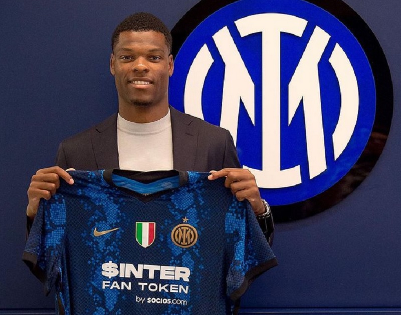 Momen Spesial Denzel Dumfries Debut Bersama Inter Milan Berita Liga Itali