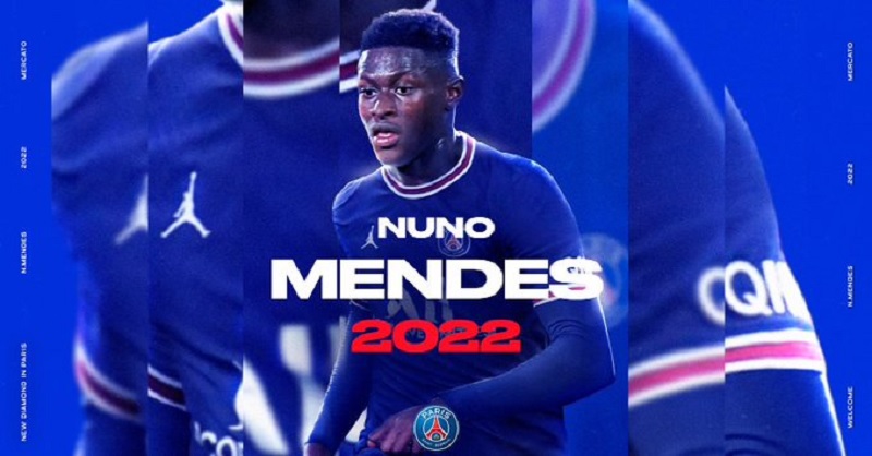 PSG Resmi Ikat Nuno Mendes Dari Sporting Lisbon Berita Bola