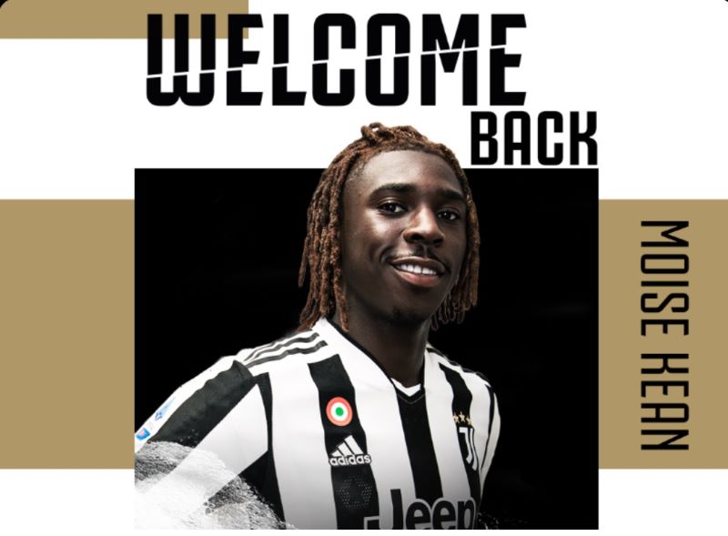 Moise Kean Resmi Kembali Ke Juventus Dengan Perginya Cristiano Ronaldo Berita Liga Itali - Juventus akhirnya mengumukan kepulangan Moise Kean